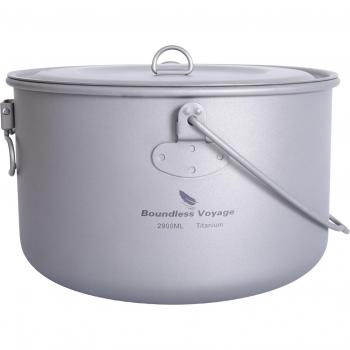 Boundless Journey Portable Titanium Hanging Pot 2900ml