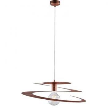 BELIGHT Elegante Deckenlampe mit mattem Schwarz und Kupferakzenten