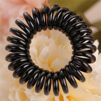 CablePeluquería: Lazo elástico con diseño espiral, 10 unidades