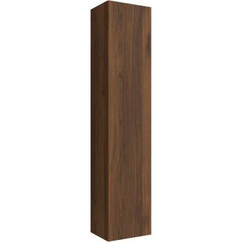 Columna de baño suspendida Bequia Salgar con 1 puerta, acabado en Nogal, dimensiones 140x30x24 cm