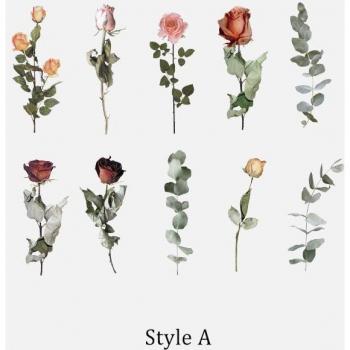 Sticker de Flores Pet & Garden – Set 6