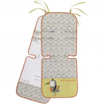 Jane Reversible Cotton Seat Liner (Tucan)