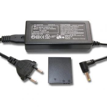 Adattatore DC VHBW per fotocamera Canon Ixy 220F/420F