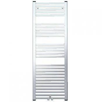 Radiateur sèche-serviettes Atlantic 2012, modèle eau chaude 609W, couleur blanche et centrage sur le raccordement central
