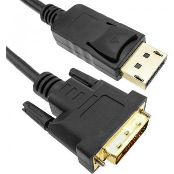 Bematik 1 m DP Stecker auf DVI-D Stecker Kabel