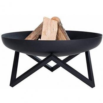 Brasero extérieur en acier noir Pello RedFire