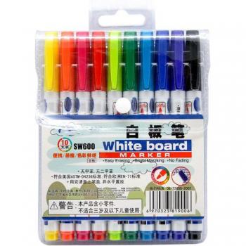 10 Pack Erasable Whiteboard Markers