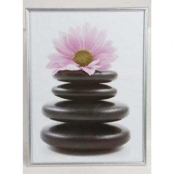 Hochwertige Kunststoffrahmen 30x40cm Silber zum Aufhängen (4er Set)
