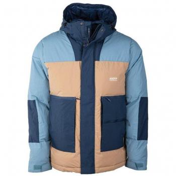 Veste Invernale Impermeabile Nomad Beige Blu Uomo Quiksilver