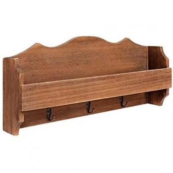Perchero de pared vidaXL 50 cm marrón