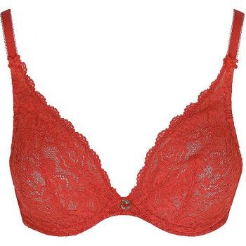 Soutien-gorge triangle plongeant Aubade Rosessance rouge polyamide taille 75C