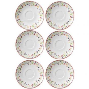 Ritzenhoff & Breker Shanti 6er Set Untertassen für Espressotassen