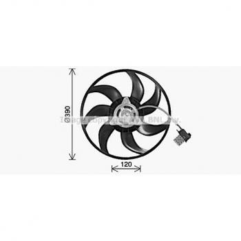 Ava Quality Cooling OL7714 Radiator Fan for Engine Cooling