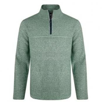 Laramie 1/4‑Zip Snow Marl Fleece (Men’s)