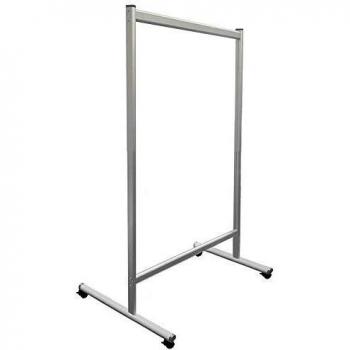 FRANKEN Sicherheitsglas‑Trennwand für Spucken und Niesen 201×123×72 cm