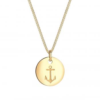 Ciondolo in Argento Sterling 925 Moneta dell'Ancora per Donna