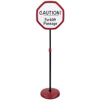 Red Magnetic Floor Indicator – Octagon Shape
