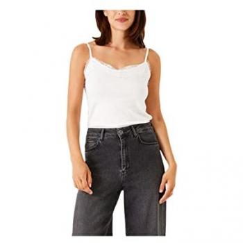 Top Senza Maniche Garcia Z0001-53 Off White Donna L