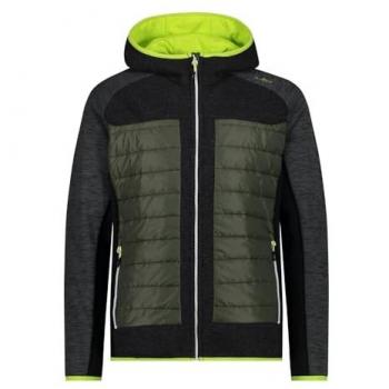 CMP Men's XL Dark Grey Hybrid Fleece Jacket