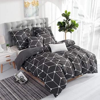 AirLite Non-Iron Fretwork Quilt Set – Complete Double Bedding Kit