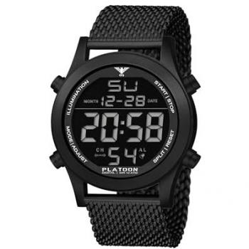 Horloge Digitale Homme PLATOON KHS Quartz Noir