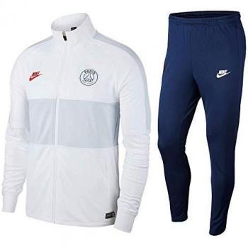 Nike Dri-Fit Paris Saint Germain Strike Pantaloni, Uomo, AQ0785, Bianco/Blu