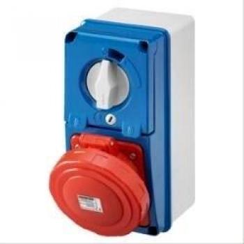 Gewiss GW66239N Prise de Courant Bleu