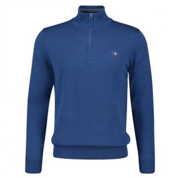 Gant Classic Half Zip Sweater Vintage Blue male M