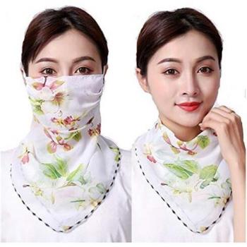 KOMI Women's Breathable Face Mask Neck Gaiter with UV Protection and Windproof Features