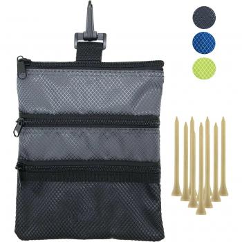Bolsa de Golf Multifuncional con Tees de Bambú para Jugadores