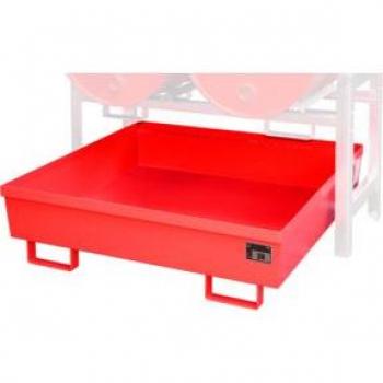 Bauer Auffangwanne FRA-2, 1380x580x850mm, feuerrot