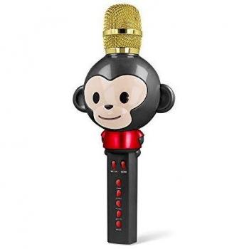 Forever Karaoke Bluetooth Microphone for Kids, Portable Bluetooth Speaker, 2 000mAH Battery, Wireless Player for Children