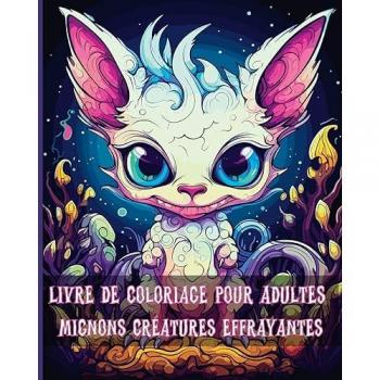 Adams, Rita Z.: Livre de Coloriage pour Adultes Mignons Monstres Effrayants
