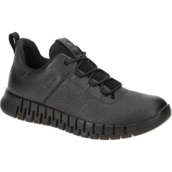 ECCO Black Gore-Tex Gruuv Sneakers for Men