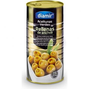 Gefüllte Oliven mit Anchovis von Diamir (1,4 Kg)