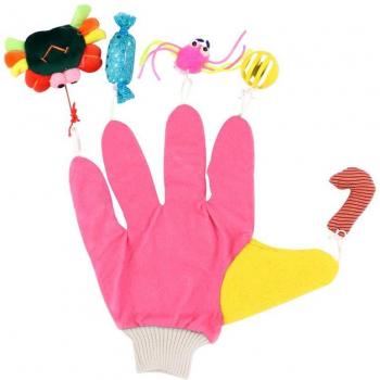Five Finger Cat Toy Gloves