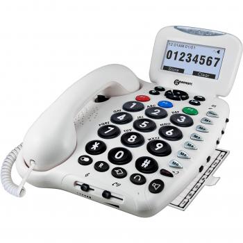 Geemarc CL555 Senioren Telefon mit 50 dB Lautstärke und Anrufbeantworter