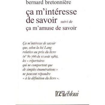 Ca m'intéresse de savoir : Suivi de Ca m'amuse de savoir