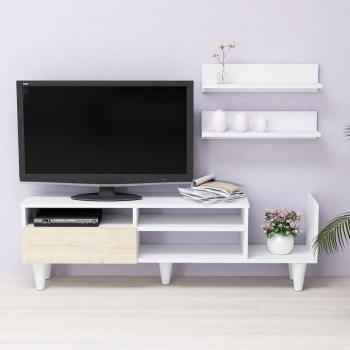 Homemania Tv meubelset Lena 148 cm met planken