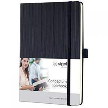 SIGEL Notizbuch CONCEPTUMÂ®, Gummizugverschluss, kariert,