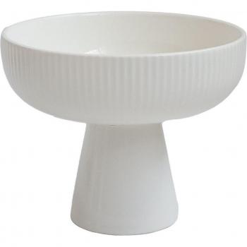 Bol à crème glacée en céramique blanc