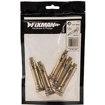 Fixman 805235 Wall Anchor Kit – 5 Units