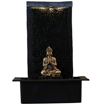 Fontana in resina ZEN LIGHT di dimensioni 31x31x42 cm