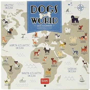 Legami 2022 Calendar: Dogs of the World, Mini Format