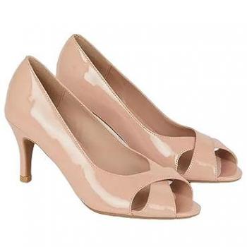 Womens Good For The Sole: Wide Fit Honey Peep Toe Court Shoes