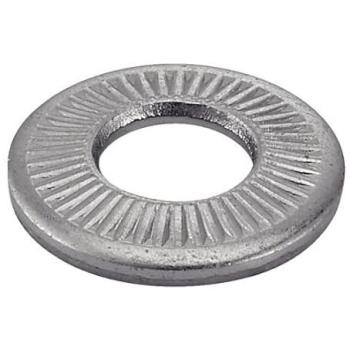 M Rondelle de contact moyenne zinguée blanche – Boîte de 200 pièces Acton NFE 25511