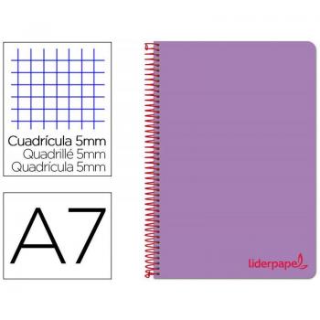 Caderno Espiral 90g 5mm Quadriculado Violeta