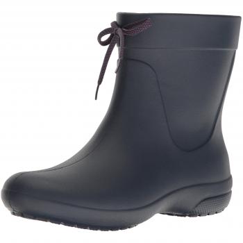Crocs Freesail Shorty Regenboots, Damen Gummistiefel, Blau (Navy), 34/35 EU