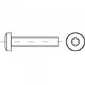 TOOLCRAFT Linsenkopf‑Schrauben (M3 4 mm), Innensechskant, A2‑Edelstahl – 1000‑Stück-Packung