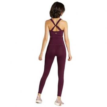 Leggings Ditchil Elegant Burdeos Malla para Mujer
